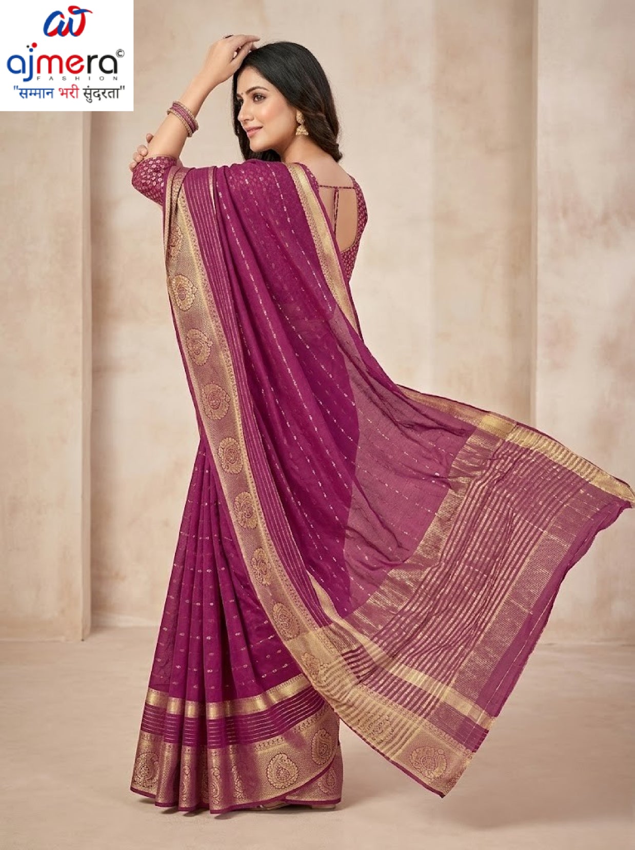 Premium Jacquard Silk Saree without Blouse for Ethnic Celebrations | DNA-KANAK SILK