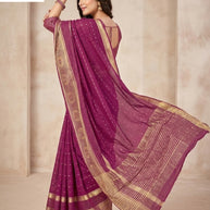 Premium Jacquard Silk Saree without Blouse for Ethnic Celebrations | DNA-KANAK SILK