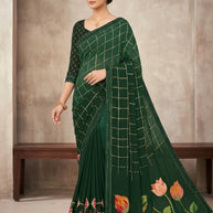 Exclusive Printed Saree without Blouse for Elegant Ethnic Look | SGR-RESHMA