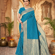 Classic Jacquard Silk Saree with Blouse Piece for Elegant Traditional Look | DBU-BANARASI SILK VOL-3