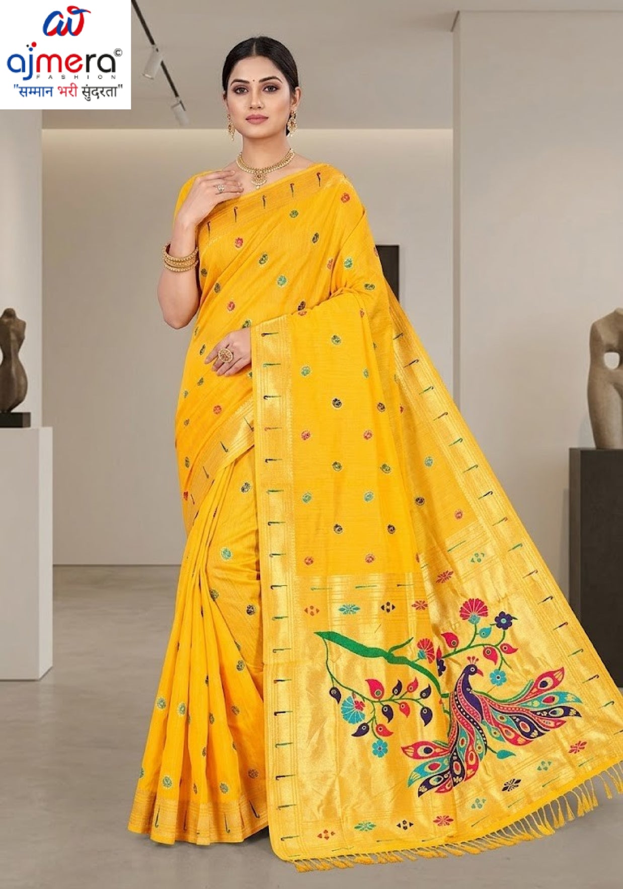 Stylish Jacquard Silk Saree with Blouse Piece for Festive Collection | TUL-SAFARI COTTON VOL-03