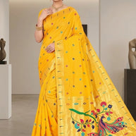 Stylish Jacquard Silk Saree with Blouse Piece for Festive Collection | TUL-SAFARI COTTON VOL-03