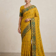 Cotton Saree with Without Blouse for Premium Ethnic and Traditional Wear | NDN-HANDLOOM SAREE-416