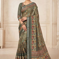 Designer Craft Jacquard Silk Saree With Blouse Piece | MDW-SANAYA