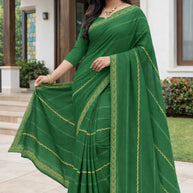 Printed Dyed Matching Saree with Blouse Piece for Premium Ethnic and Traditional Wear | RAL-VPM-1