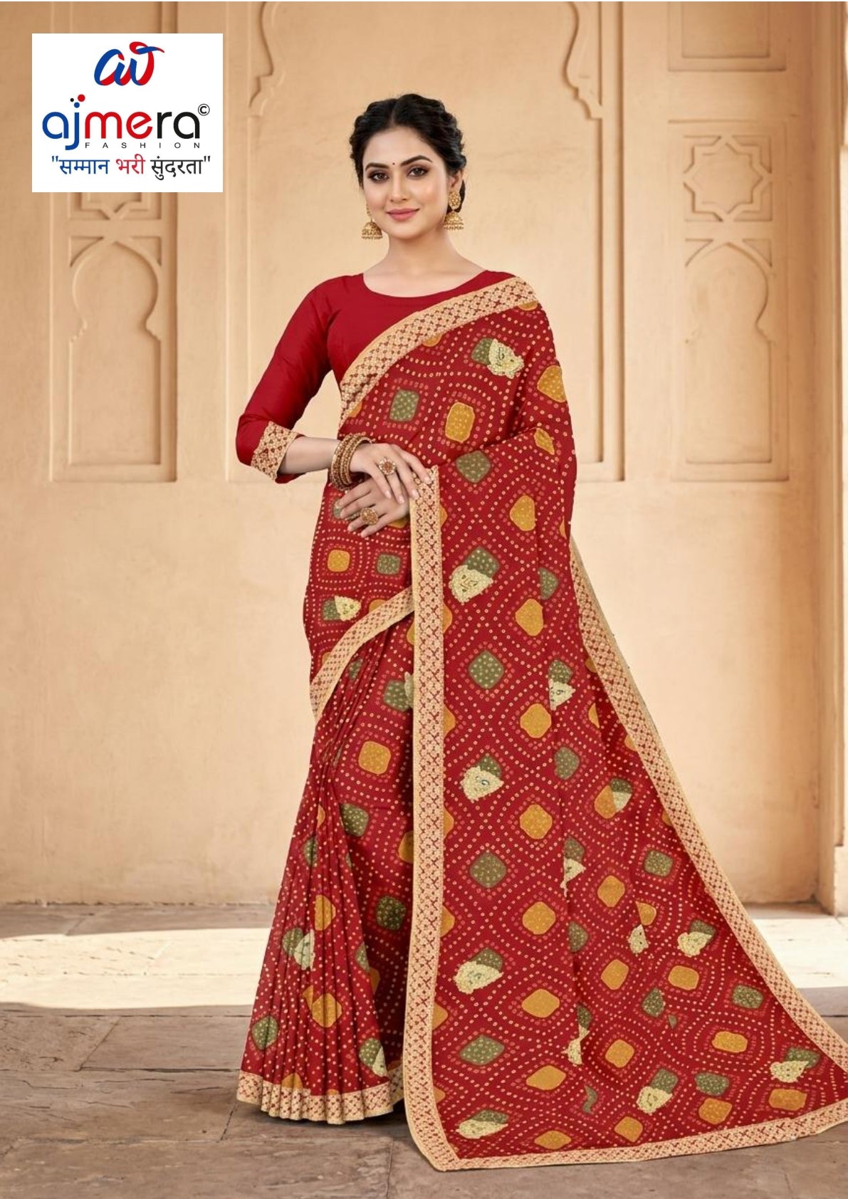 Stylish Printed Saree with Blouse Piece for Traditional Celebrations | TD-RASPURI