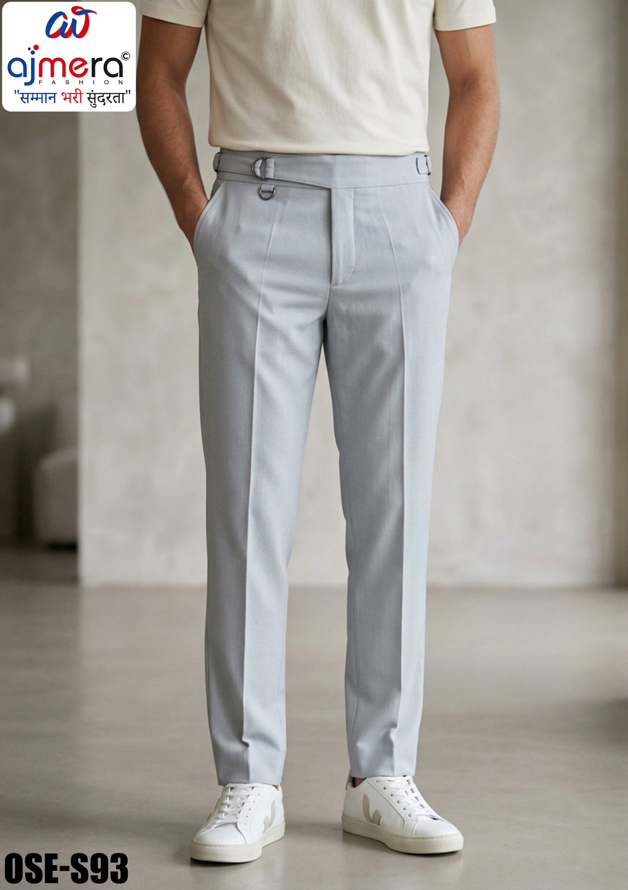 Premium Men's Formal Pant for Office & Business Wear | OSE-SR93