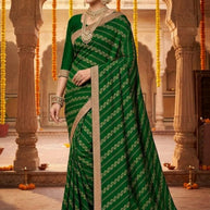Dyed Matching Saree in Surat without Blouse for Premium Ethnic and Traditional Wear | JP-KITKAT
