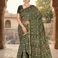 Graceful Printed Saree with Blouse Piece for Modern Ethnic Fashion  | VER-SHANTI-47831