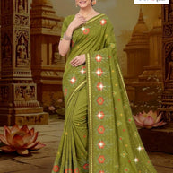 Designer Cotton Saree with Without Blouse for Premium Ethnic and Traditional Wear | PJA-CHANDRA KALA