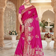 Traditional Jacquard Silk Saree With Blouse Piece | TUL-HUMJOLI SILK VOL-24