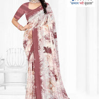 Weightless Print Loose Saree with Blouse for Premium Ethnic and Traditional Wear | TTS-SAJILI