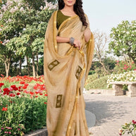 Contemporary Printed Saree with Blouse Piece for Premium Wear  | PRM-PARAS