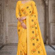 Suti Cotton Saree with Without Blouse for Premium Ethnic and Traditional Wear | PJA-MERI KIRAN