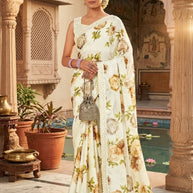 Premium Printed Saree with Matching Blouse Piece for Ethnic Elegance | RDD-GULISTA