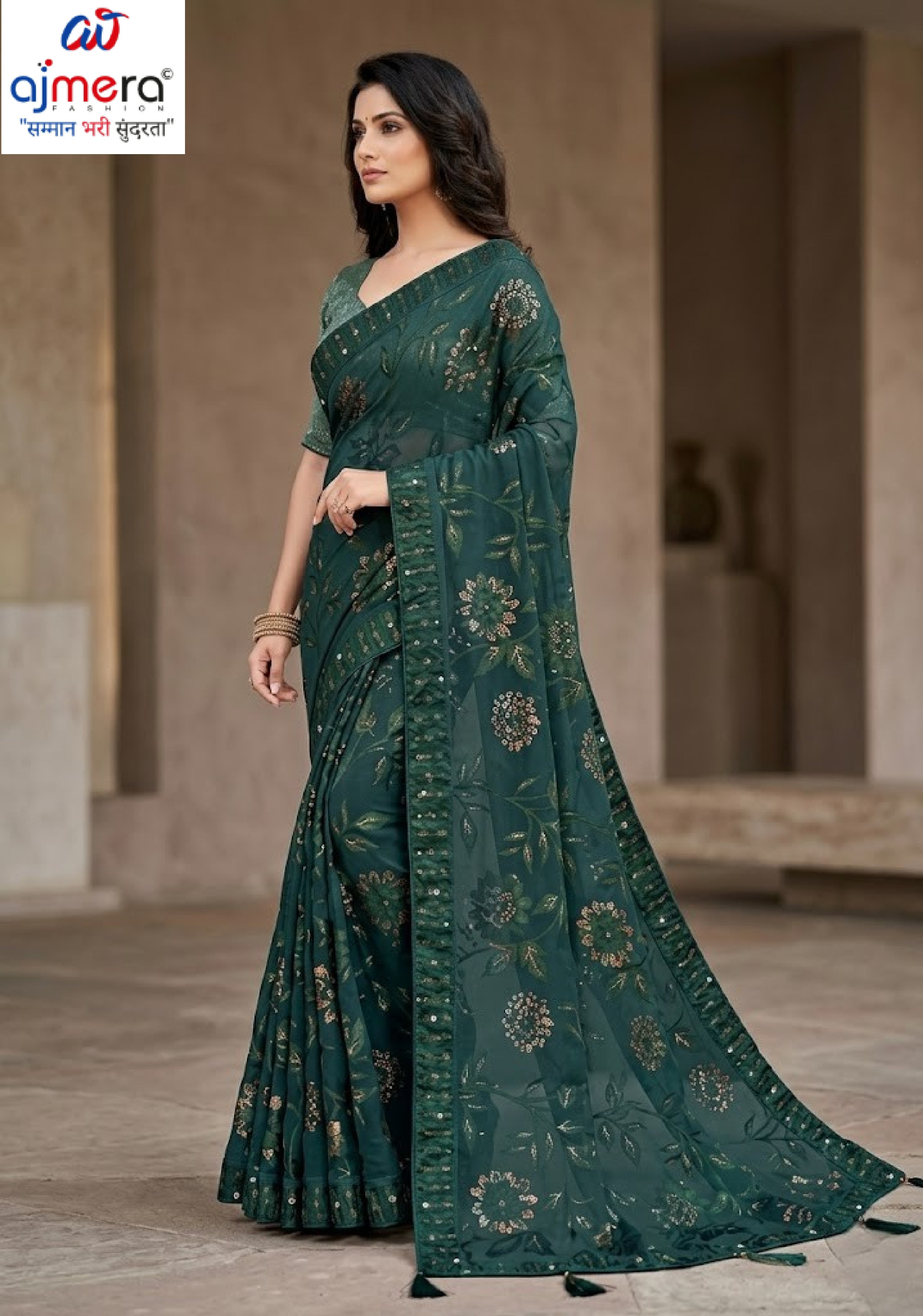 Fashionable Printed Saree with Blouse Piece for Festive Collection  | RDD-YUKTI VOL-58