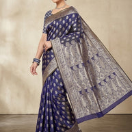Exclusive Jacquard Silk Saree with Blouse Piece for Premium Cultural Wear | TUL-MALBARI SILK VOL-55