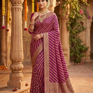 Latest Dyed Matching Saree without Blouse for Premium Ethnic and Traditional Wear | JP-GOLGAPPA