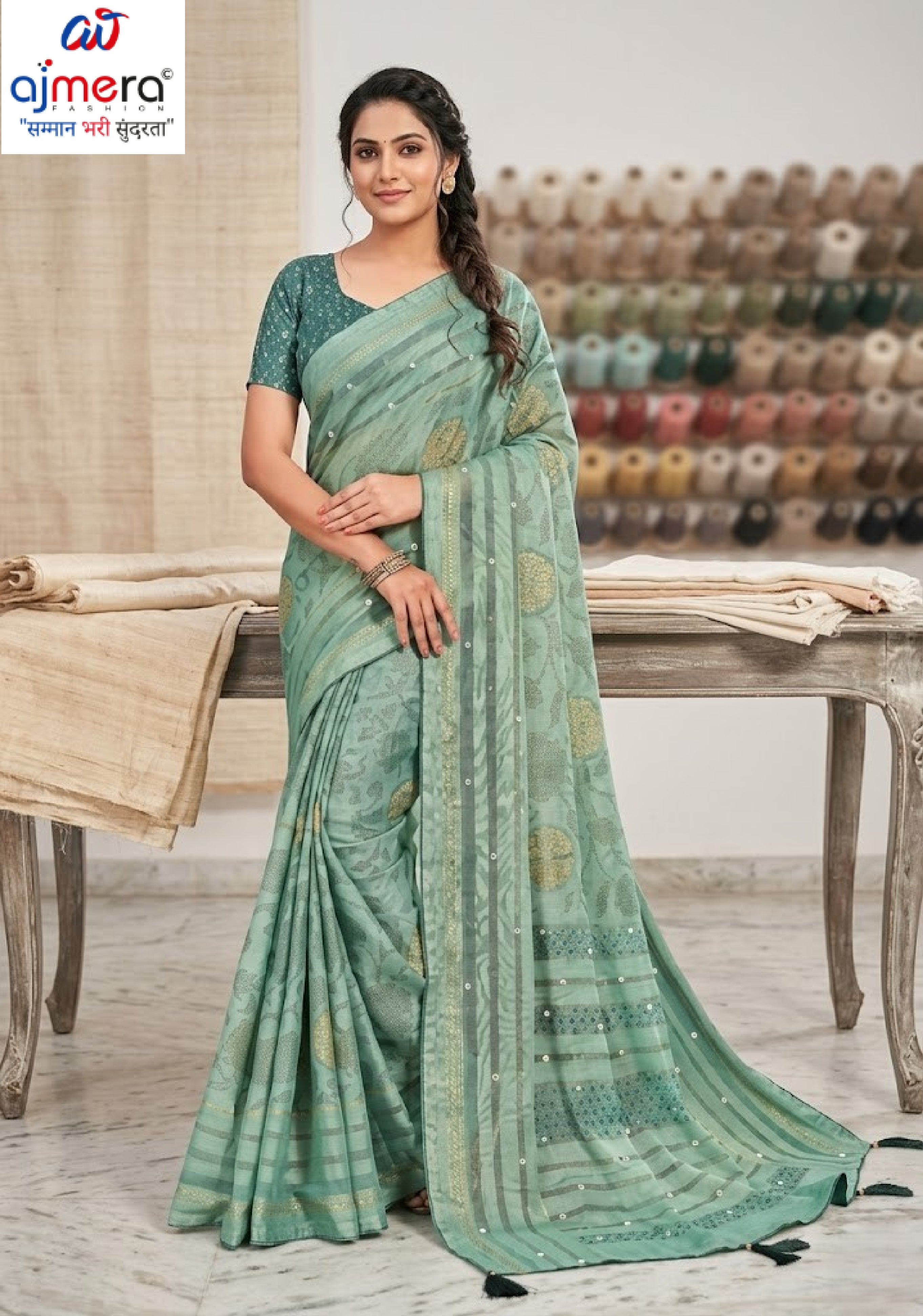 Stylish Printed Saree with Blouse Piece for Traditional Celebrations  | RDD-VEENA VOL-08