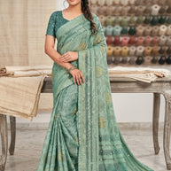 Stylish Printed Saree with Blouse Piece for Traditional Celebrations  | RDD-VEENA VOL-08