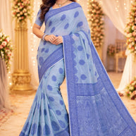 Wedding Rapier Silk Matching Saree With Blouse Piece | DBU-MISS GUNJAN VOL-2