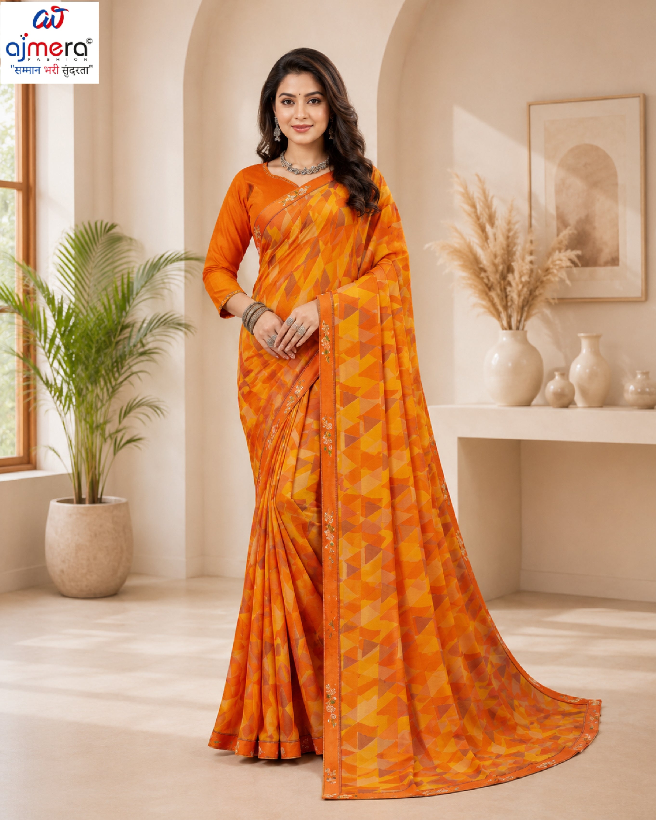 Classic Printed Saree with Blouse Piece for Timeless Traditional Style  | RDD-SHAAN VOL-03