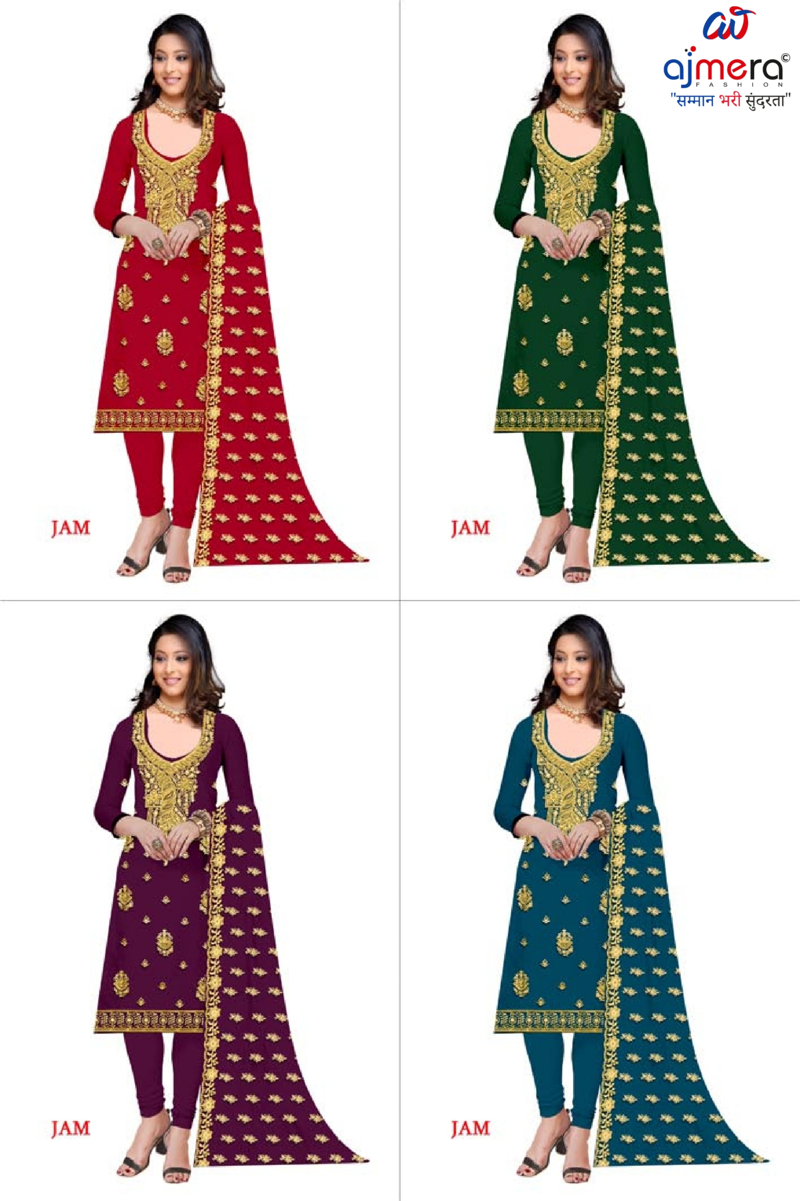 Royal Jaam Unstitched Dress Material | RPY-ROYAL WORLD