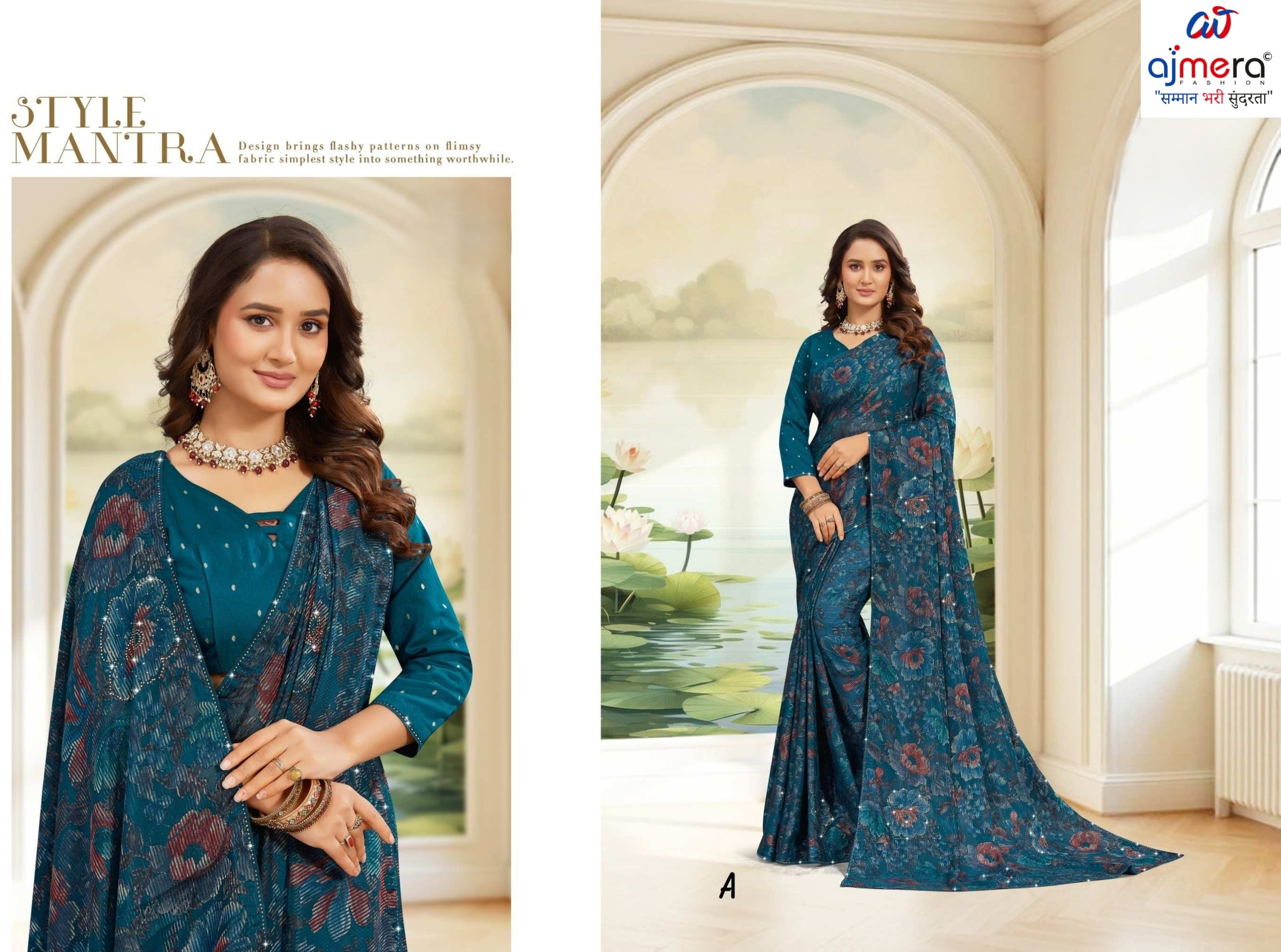 Stylish Printed Saree with Blouse Piece for Traditional Celebrations  | RDD-KAAMYA VOL-03