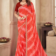 Beautiful Printed Saree with Blouse Piece for Cultural Celebrations | JS-ANJALI