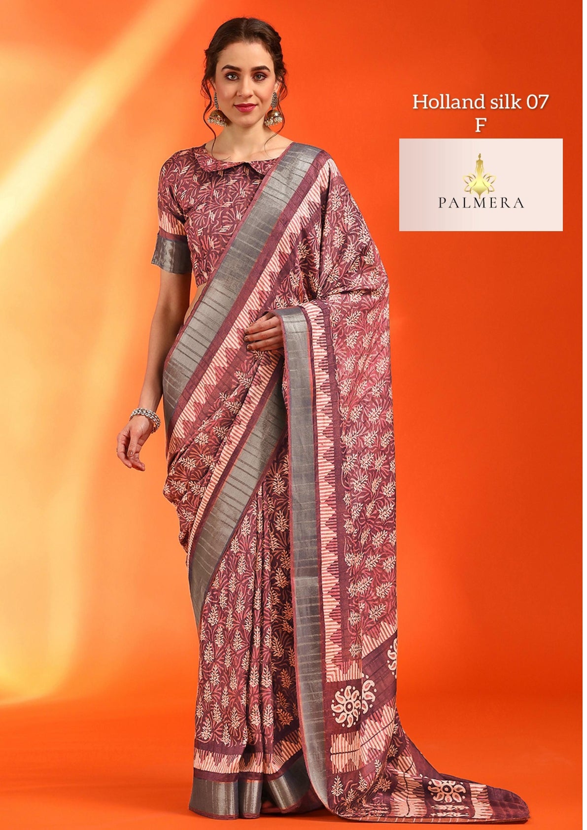 Holland Silk Kota Silk Saree with Blouse for Premium Ethnic and Traditional Wear | ALL-HOLLAND SILK-07