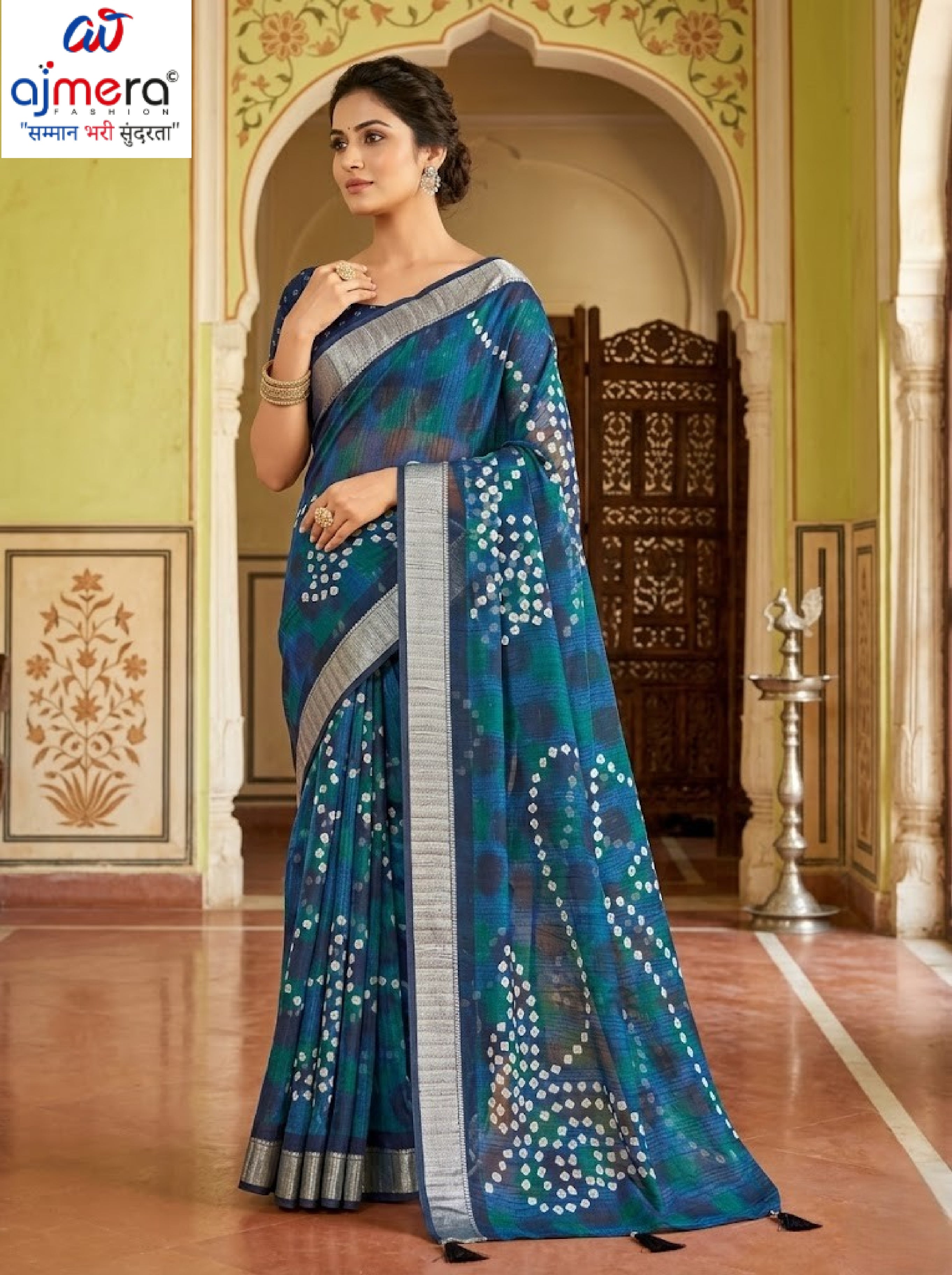 Contemporary Printed Saree with Blouse Piece for Premium Wear  | RDD-HIMANI VOL-02