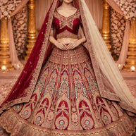 Hand Work Lehenga Blouse With Lehenga Dupatta Manufacturer Supplier Exporter|ABF-DIRGHAYU