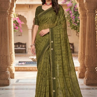 Contemporary Printed Saree with Blouse Piece for Premium Wear | SSR-ANTRA