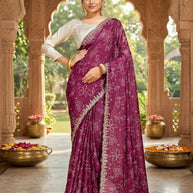 Elegant Printed Saree with Designer Blouse Piece for Festive Wear | RDD-SIGNATURE