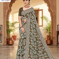 Beautiful Printed Saree with Blouse Piece for Cultural Celebrations | GPT-MEGHA-3