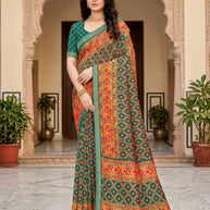 Vichitra Print Loose Saree with Blouse for Premium Ethnic and Traditional Wear | TTS-AKSARA VOL-39