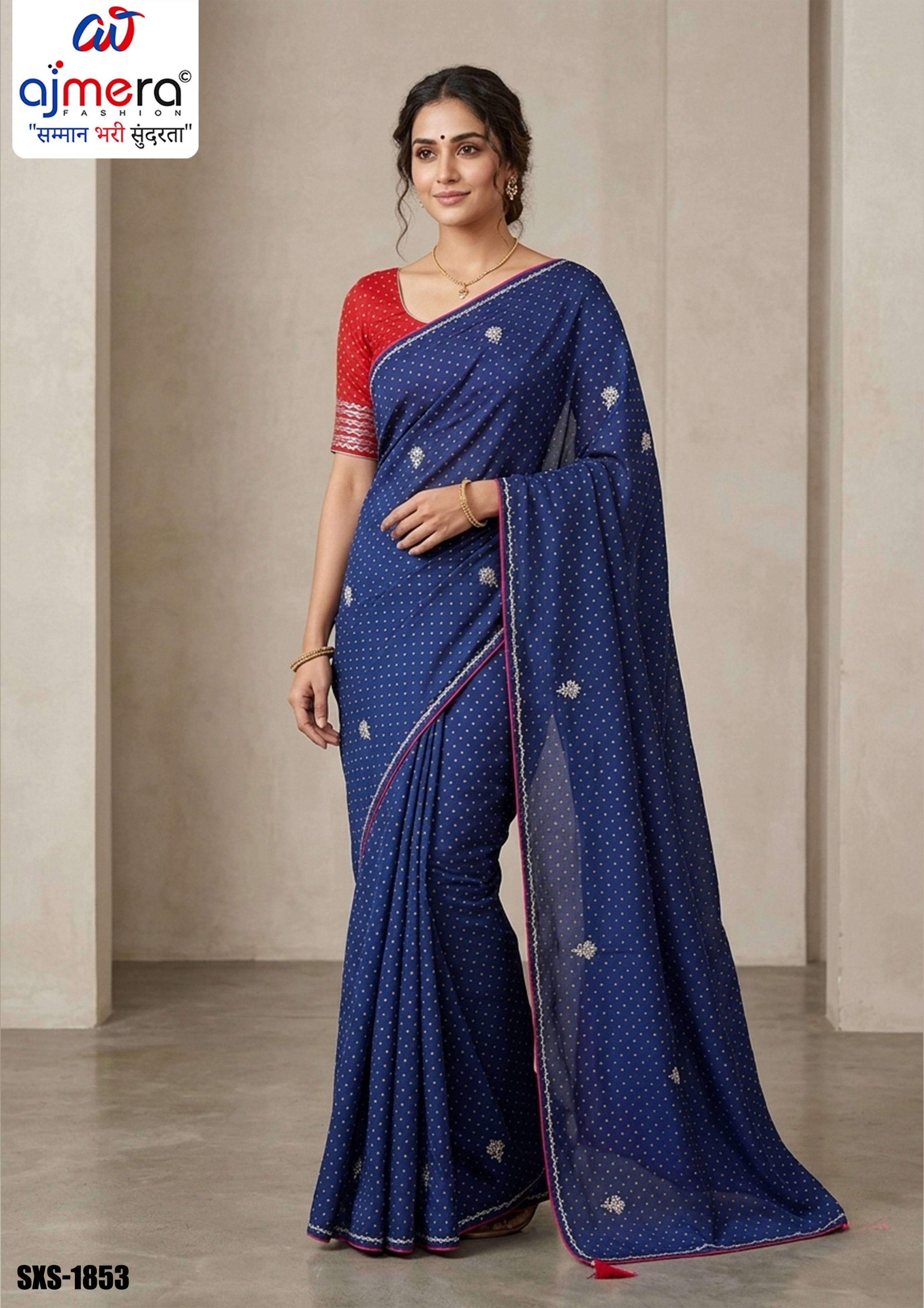 Premium Heritage Saree with Blouse Piece for Premium Ethnic and Traditional Wear | SXS-1853