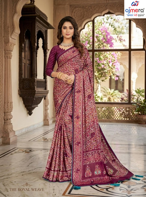 Contemporary Printed Saree with Blouse Piece for Premium Wear | RDD-MRUNALI VOL-2