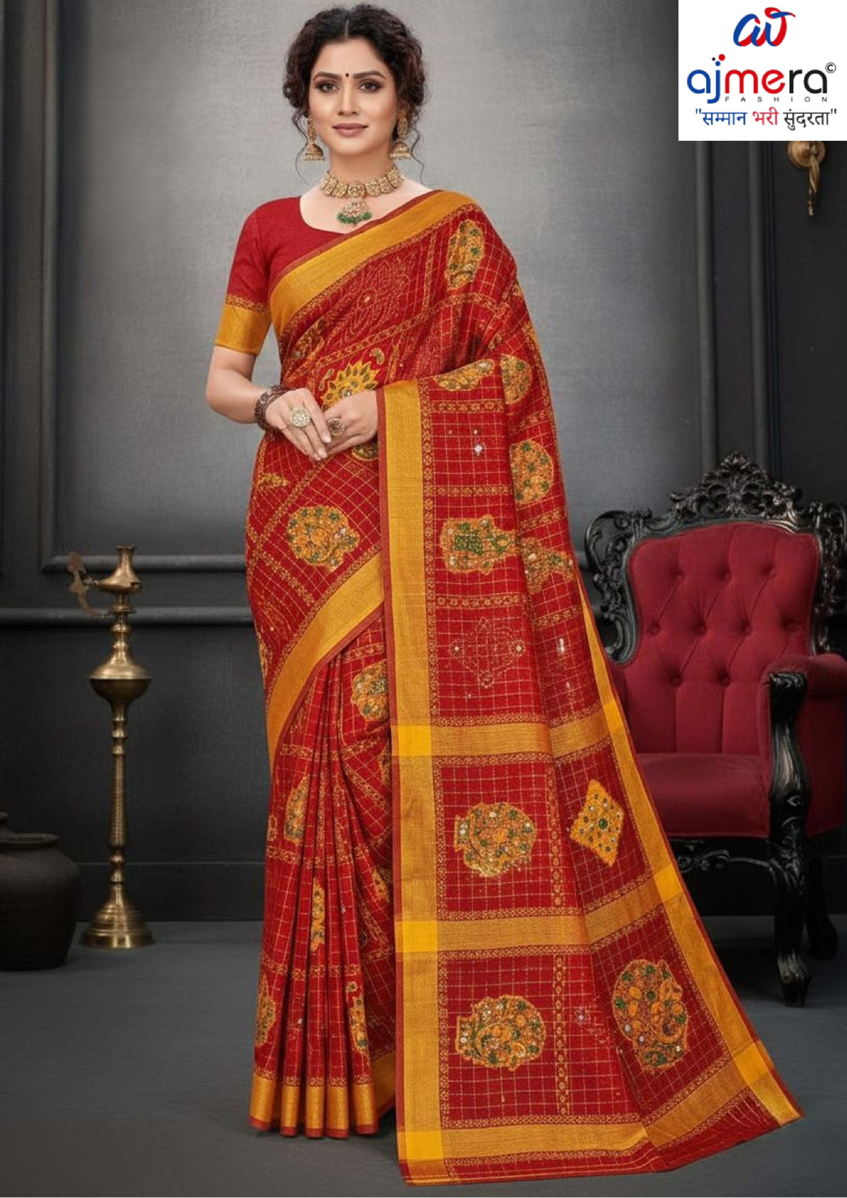 Suti Cotton Saree with Blouse Piece for Premium Ethnic and Traditional Wear | BRK-SOFIA BP