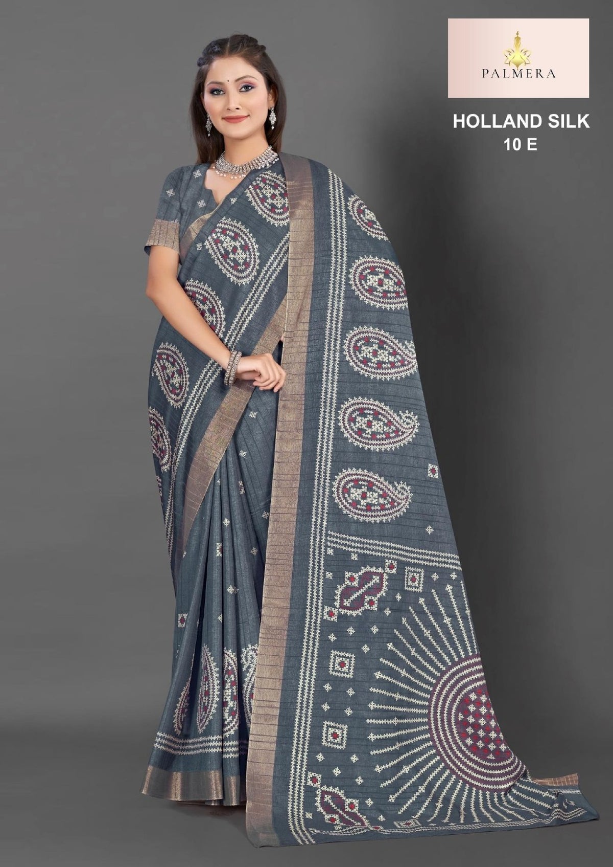 Holland Silk Handloom Silk Saree with Blouse for Premium Ethnic and Traditional Wear | ALL-HOLLAND SILK-10