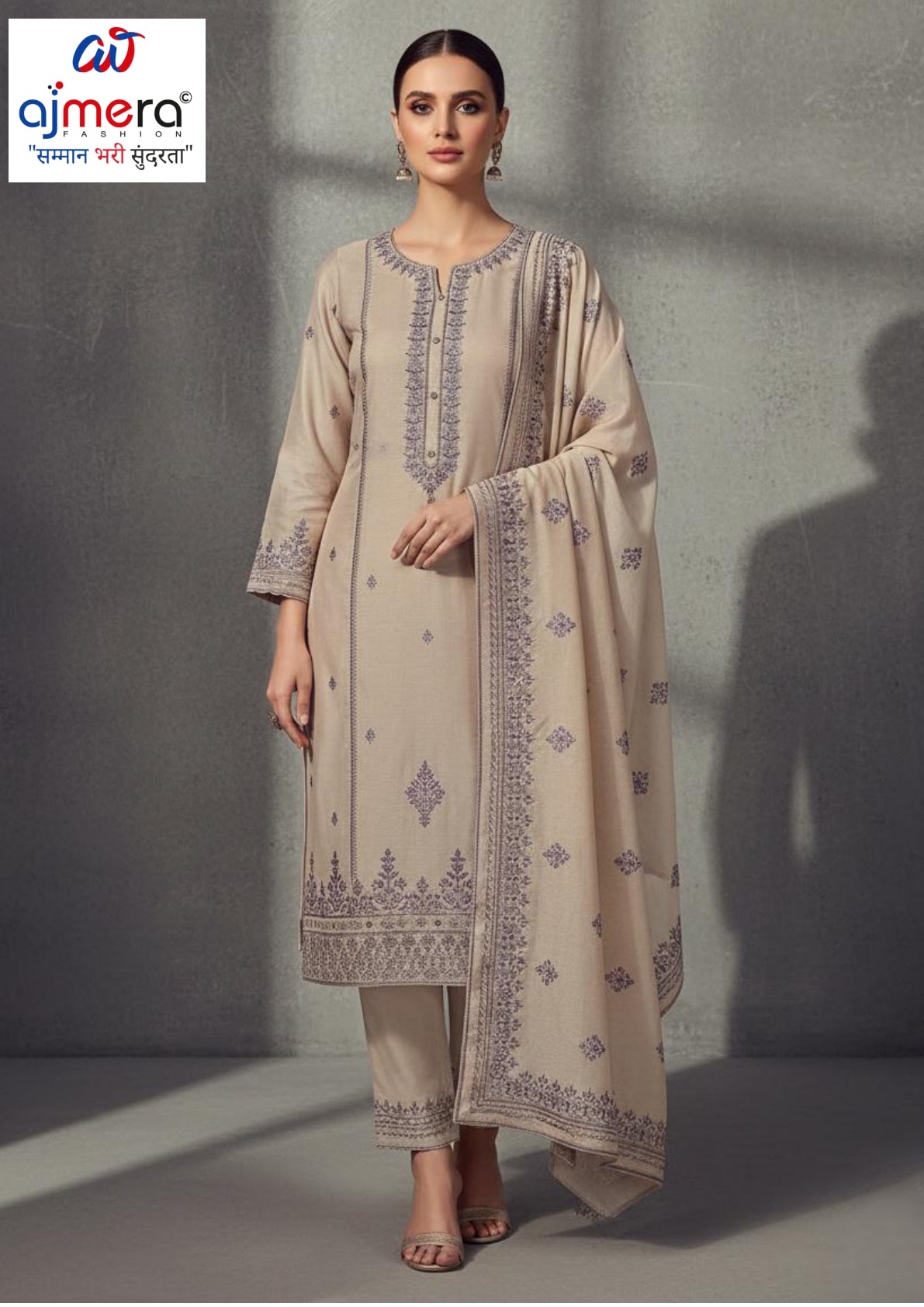 Premium Glass Organza Unstitched Suit Set | BKE-SHRISTY