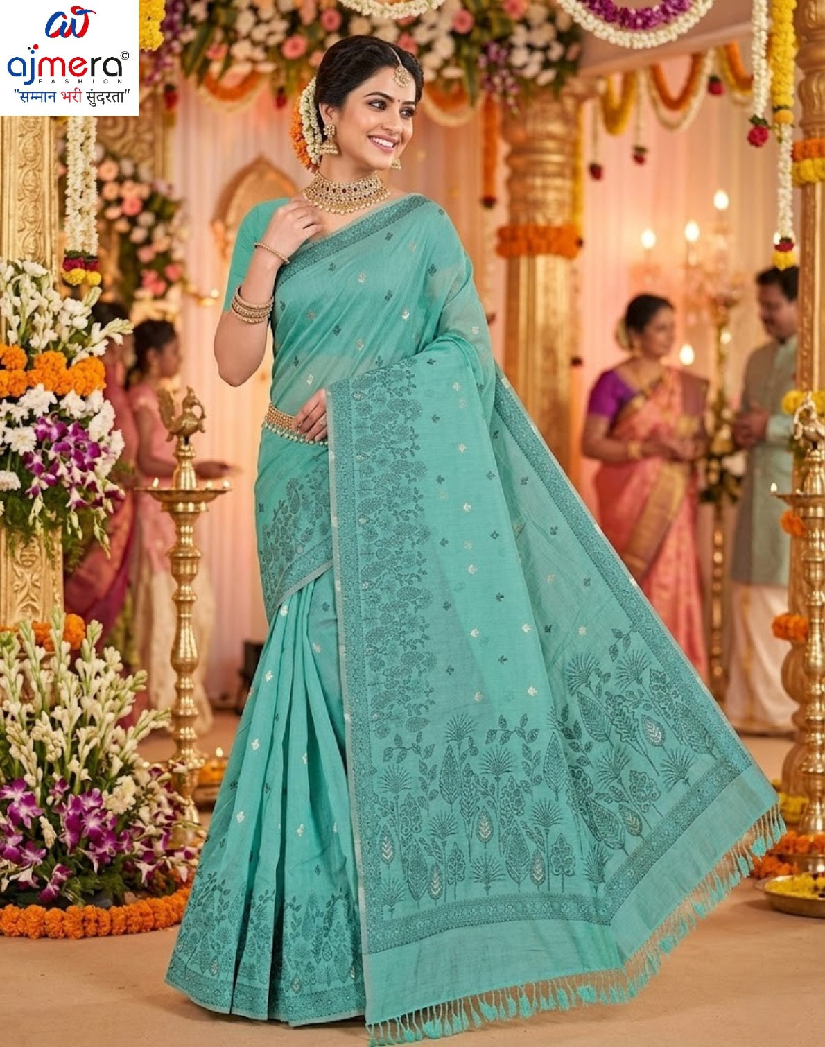 Graceful Rapier Silk Matching Saree With Blouse Piece | DBU-PYARI MUNGA VOL-2