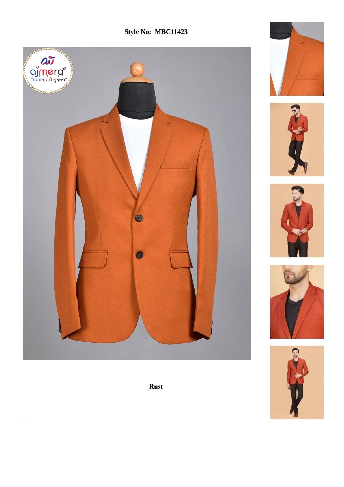 Premium Men’s Formal Blazer for Business & Party Wear | SNA-MBC11423