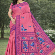 Designer Rapier Silk Matching Saree With Blouse Piece | DBU-HANSHA COTTON VOL-2