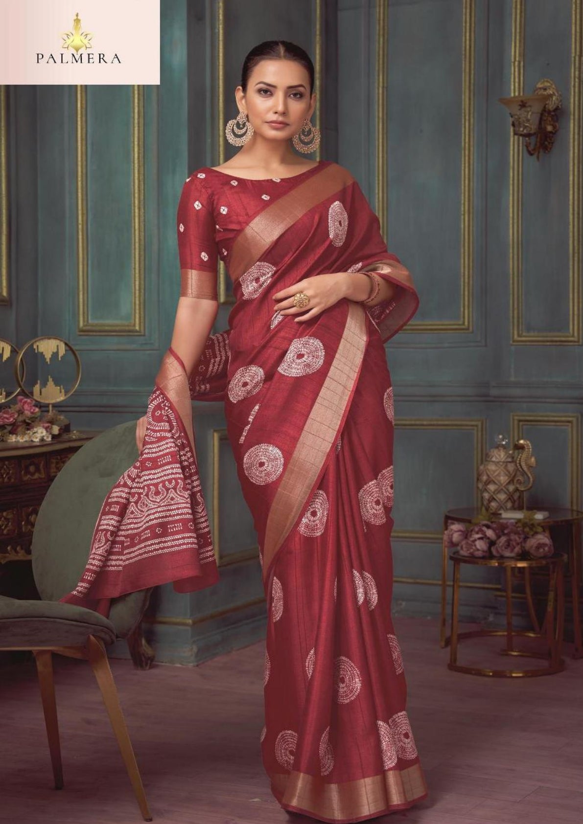 Silk Handloom Silk Saree with Blouse for Premium Ethnic and Traditional Wear | ALL-HOLLAND SILK-107