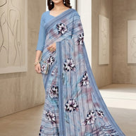 Designer Printed Saree with Blouse Piece for Special Occasions  | CAS-AMRUT DHARA