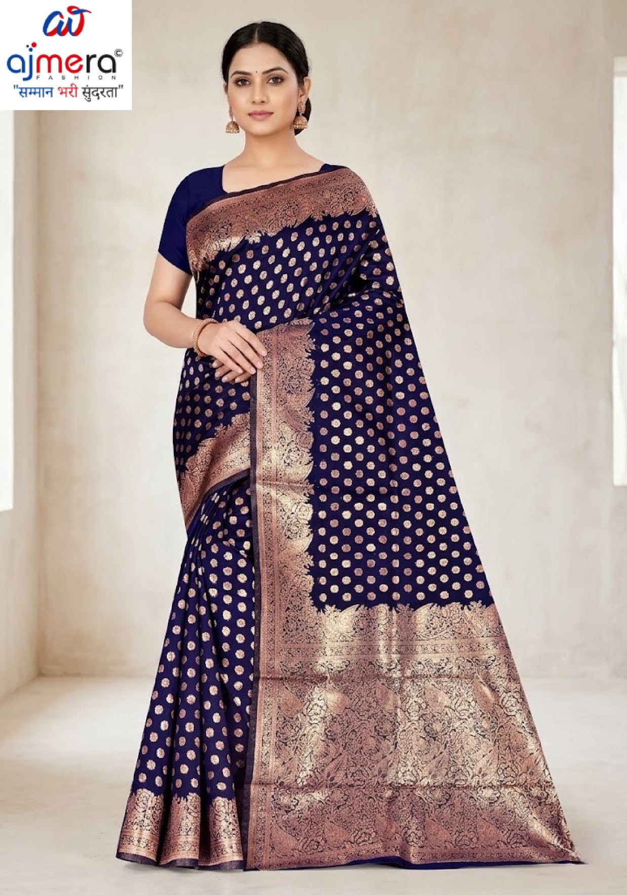 Luxury Jacquard Silk Saree with Blouse Piece for Wedding & Party Wear | TUL-HANSJODA SILK VOL-37