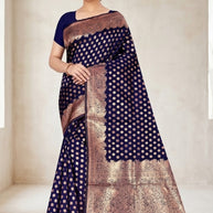 Luxury Jacquard Silk Saree with Blouse Piece for Wedding & Party Wear | TUL-HANSJODA SILK VOL-37
