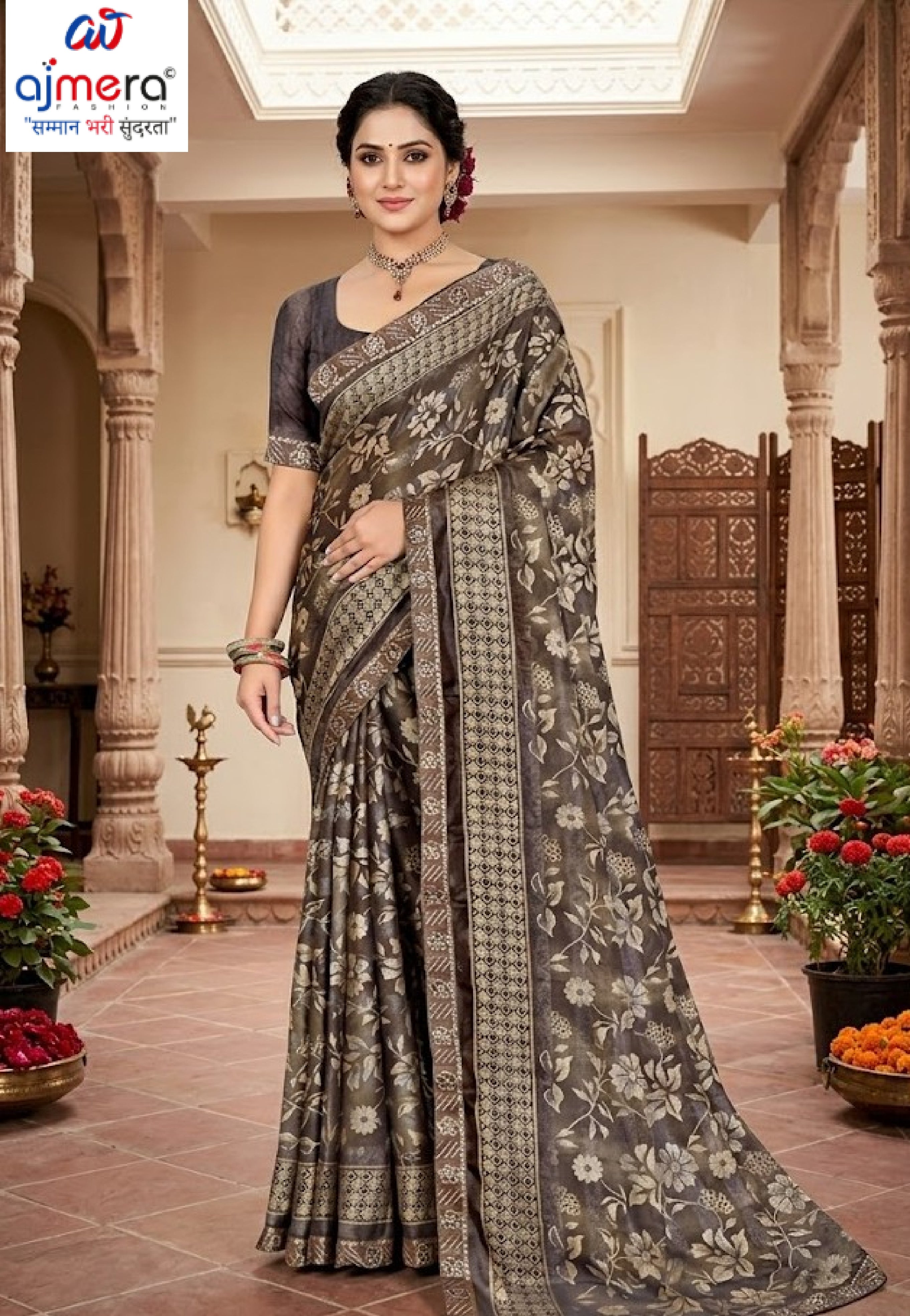 Premium Printed Saree with Matching Blouse Piece for Ethnic Elegance | TTS-GULSHAN VOL-8