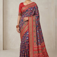 Vibrant Elegance Jacquard Silk Saree With Blouse Piece | MDW-DVITI